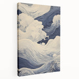 Electric Wave Wall Art - Modern Vibrant Decor with Oceanic Abstract Design