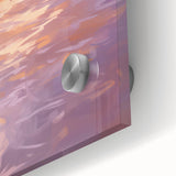 Serene Electric Sunset Art – Modern Vibrant Electric Wall Canvas Decor