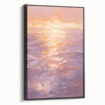 Serene Electric Sunset Art – Modern Vibrant Electric Wall Canvas Decor