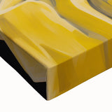 Electric Still Life Wall Art - Bold Modern Decor with Blue and Yellow Accents