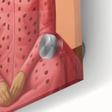 Chic Electric Cheetah Portrait Art – Modern Vibrant Electric Wall Decor