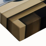 Electric Abstract Still Life Wall Art - Modern Cubist Vase Composition