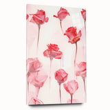 Electric Wall Art | Vibrant Rose-Inspired Modern Electric Art Canvas
