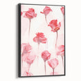 Electric Wall Art | Vibrant Rose-Inspired Modern Electric Art Canvas