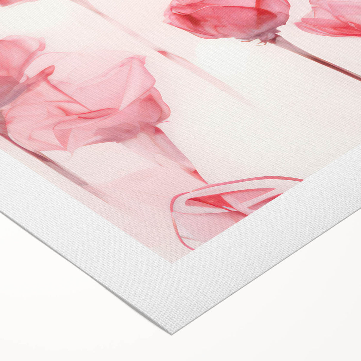 Electric Wall Art | Vibrant Rose-Inspired Modern Electric Art Canvas