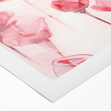 Electric Wall Art | Vibrant Rose-Inspired Modern Electric Art Canvas