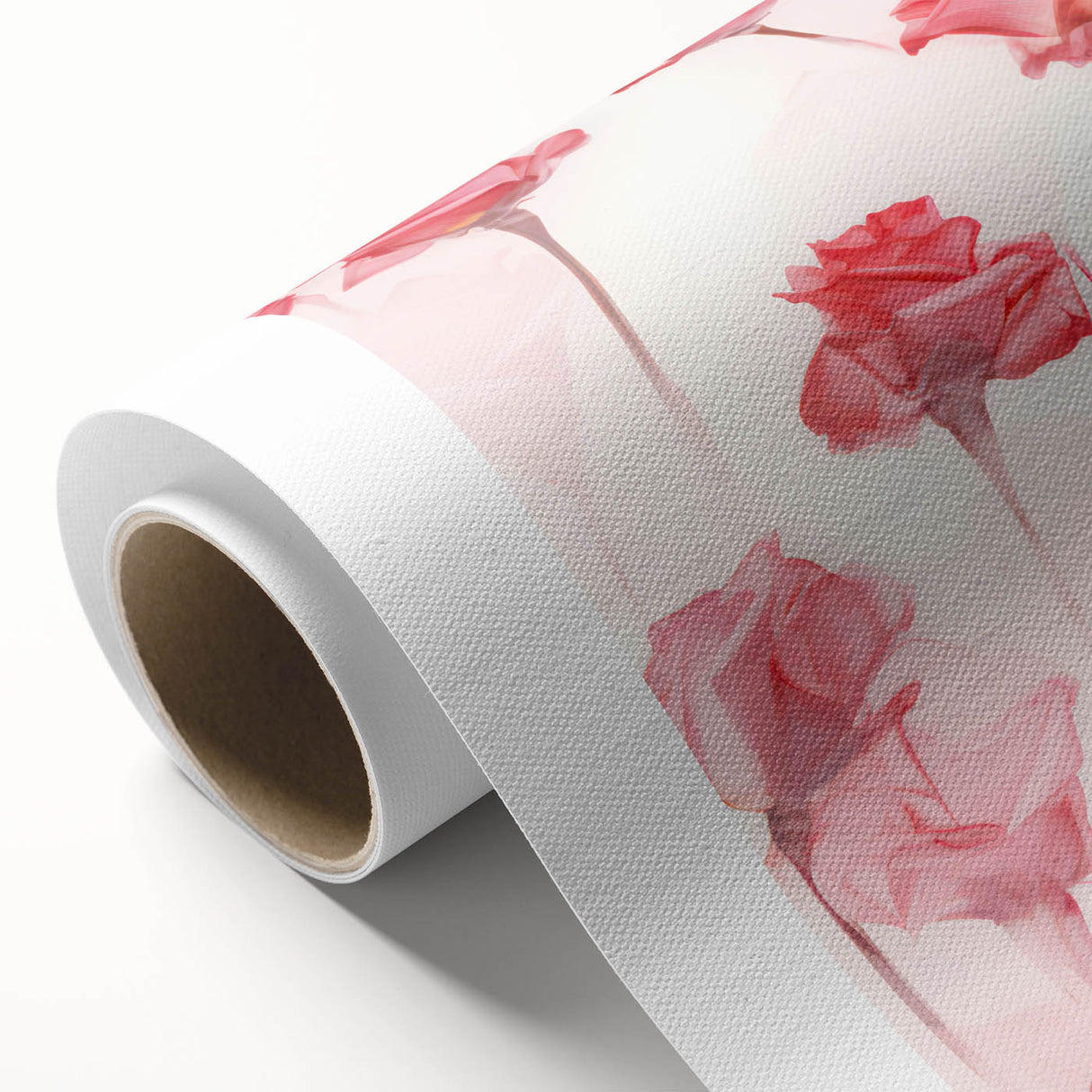 Electric Wall Art | Vibrant Rose-Inspired Modern Electric Art Canvas