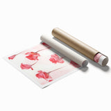 Electric Wall Art | Vibrant Rose-Inspired Modern Electric Art Canvas