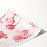 Electric Wall Art | Vibrant Rose-Inspired Modern Electric Art Canvas