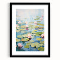 Electric Wall Art | Vibrant Water Lily-Inspired Modern Electric Art Canvas