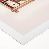 Electric Wall Art | Vibrant Floral Shelf Modern Electric Art Canvas