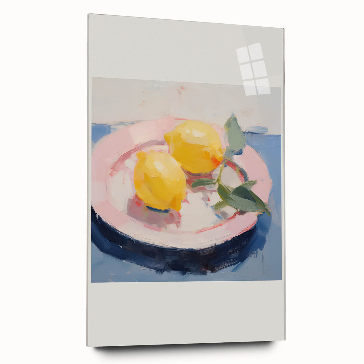 Electric Wall Art | Vibrant Lemon Still Life Modern Electric Art Canvas