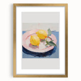 Electric Wall Art | Vibrant Lemon Still Life Modern Electric Art Canvas