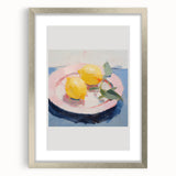 Electric Wall Art | Vibrant Lemon Still Life Modern Electric Art Canvas