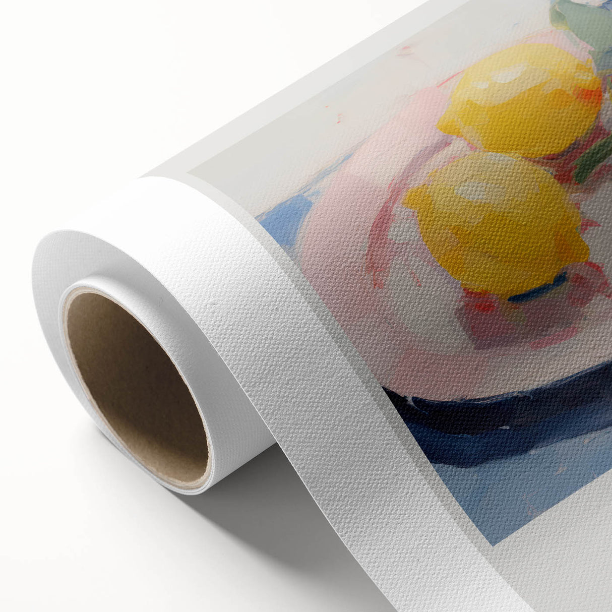 Electric Wall Art | Vibrant Lemon Still Life Modern Electric Art Canvas