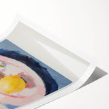 Electric Wall Art | Vibrant Lemon Still Life Modern Electric Art Canvas