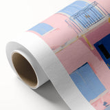 Electric Wall Art | Vibrant Pink & Blue Modern Electric House Art Canvas