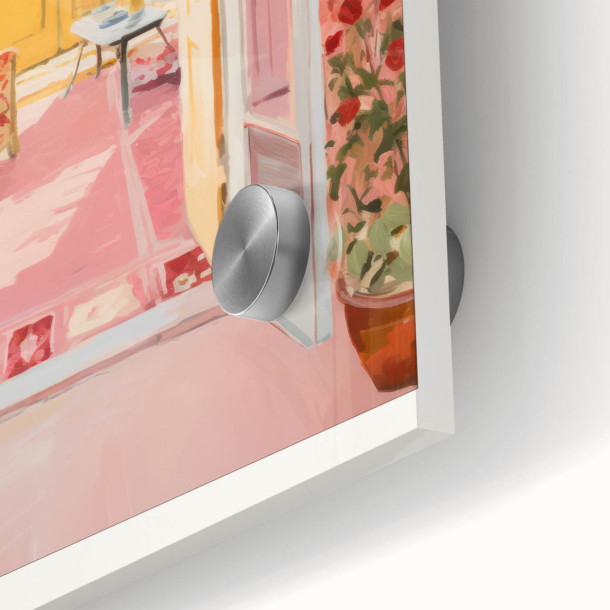 Electric Wall Art | Vibrant Interior Scene Modern Electric Art Canvas