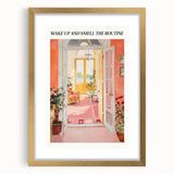 Electric Wall Art | Vibrant Interior Scene Modern Electric Art Canvas