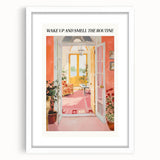 Electric Wall Art | Vibrant Interior Scene Modern Electric Art Canvas