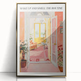 Electric Wall Art | Vibrant Interior Scene Modern Electric Art Canvas