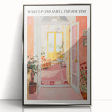 Electric Wall Art | Vibrant Interior Scene Modern Electric Art Canvas