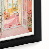 Electric Wall Art | Vibrant Interior Scene Modern Electric Art Canvas