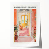 Electric Wall Art | Vibrant Interior Scene Modern Electric Art Canvas