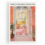 Electric Wall Art | Vibrant Interior Scene Modern Electric Art Canvas