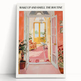 Electric Wall Art | Vibrant Interior Scene Modern Electric Art Canvas