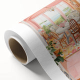 Electric Wall Art | Vibrant Dining Room Scene Modern Electric Art Canvas