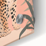 Abstract Electric Cheetah Canvas - Modern Electric Wall Art for Home