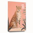 Abstract Electric Cheetah Canvas - Modern Electric Wall Art for Home