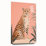 Abstract Electric Cheetah Canvas - Modern Electric Wall Art for Home