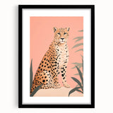 Abstract Electric Cheetah Canvas - Modern Electric Wall Art for Home
