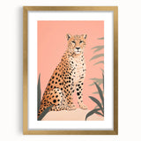 Abstract Electric Cheetah Canvas - Modern Electric Wall Art for Home