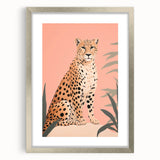 Abstract Electric Cheetah Canvas - Modern Electric Wall Art for Home