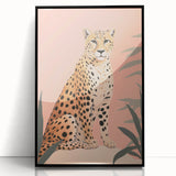 Abstract Electric Cheetah Canvas - Modern Electric Wall Art for Home