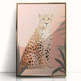 Abstract Electric Cheetah Canvas - Modern Electric Wall Art for Home