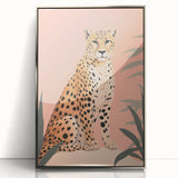 Abstract Electric Cheetah Canvas - Modern Electric Wall Art for Home