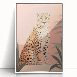 Abstract Electric Cheetah Canvas - Modern Electric Wall Art for Home