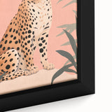 Abstract Electric Cheetah Canvas - Modern Electric Wall Art for Home