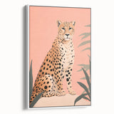 Abstract Electric Cheetah Canvas - Modern Electric Wall Art for Home
