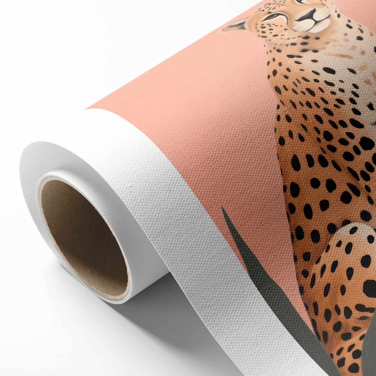 Abstract Electric Cheetah Canvas - Modern Electric Wall Art for Home