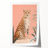 Abstract Electric Cheetah Canvas - Modern Electric Wall Art for Home