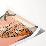 Abstract Electric Cheetah Canvas - Modern Electric Wall Art for Home