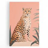 Abstract Electric Cheetah Canvas - Modern Electric Wall Art for Home