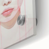 Electric Wall Art | Vibrant Abstract Portrait Modern Electric Art Canvas