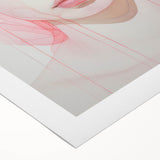 Electric Wall Art | Vibrant Abstract Portrait Modern Electric Art Canvas