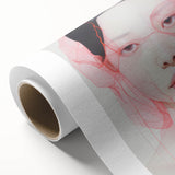 Electric Wall Art | Vibrant Abstract Portrait Modern Electric Art Canvas